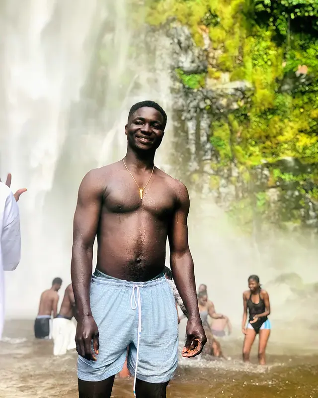 Bilal at Wli Waterfalls